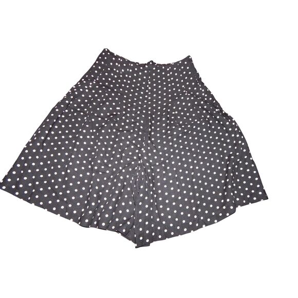 BRITLAND women's size 7 vintage gray black polka dot long thin shorts suit set - Picture 10 of 15
